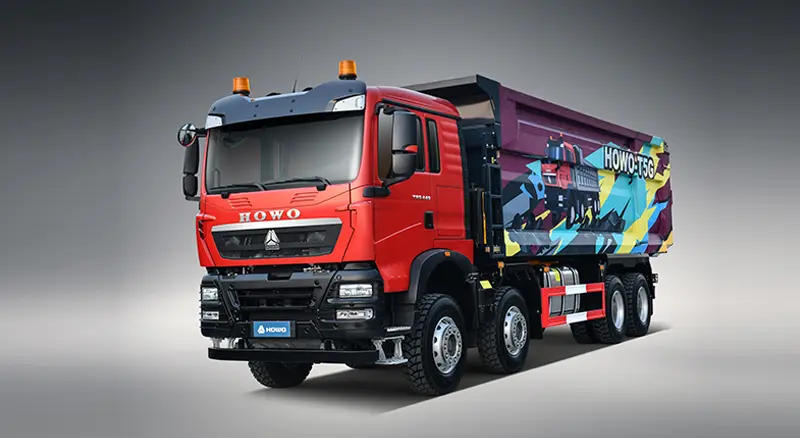 Howo TX 8×4 Dump Truck 12 Wheeler 