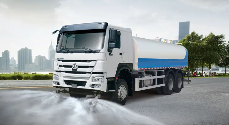 Sinotruck Howo 6*6 25m³ Water Tanker Truck cover