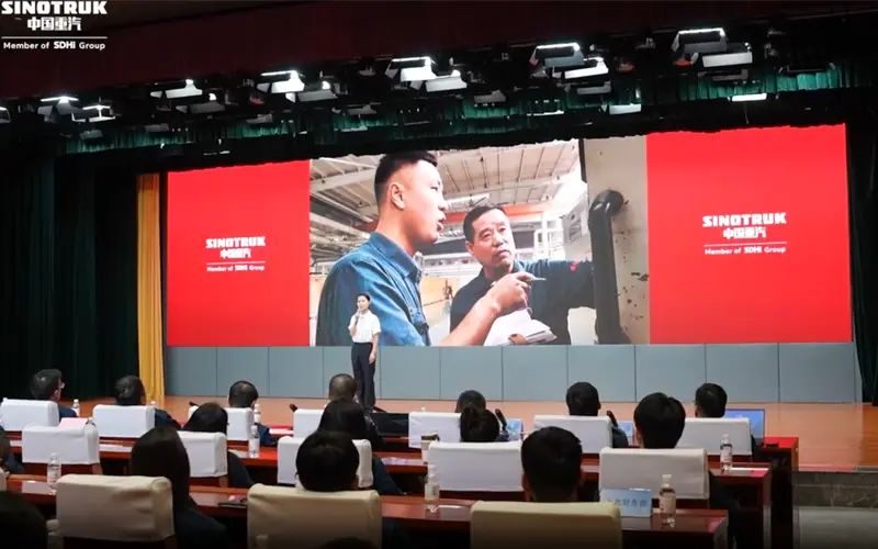 Sinotruk held the “Cultural Strength, Working Together” corporate culture theme presentation competition cover